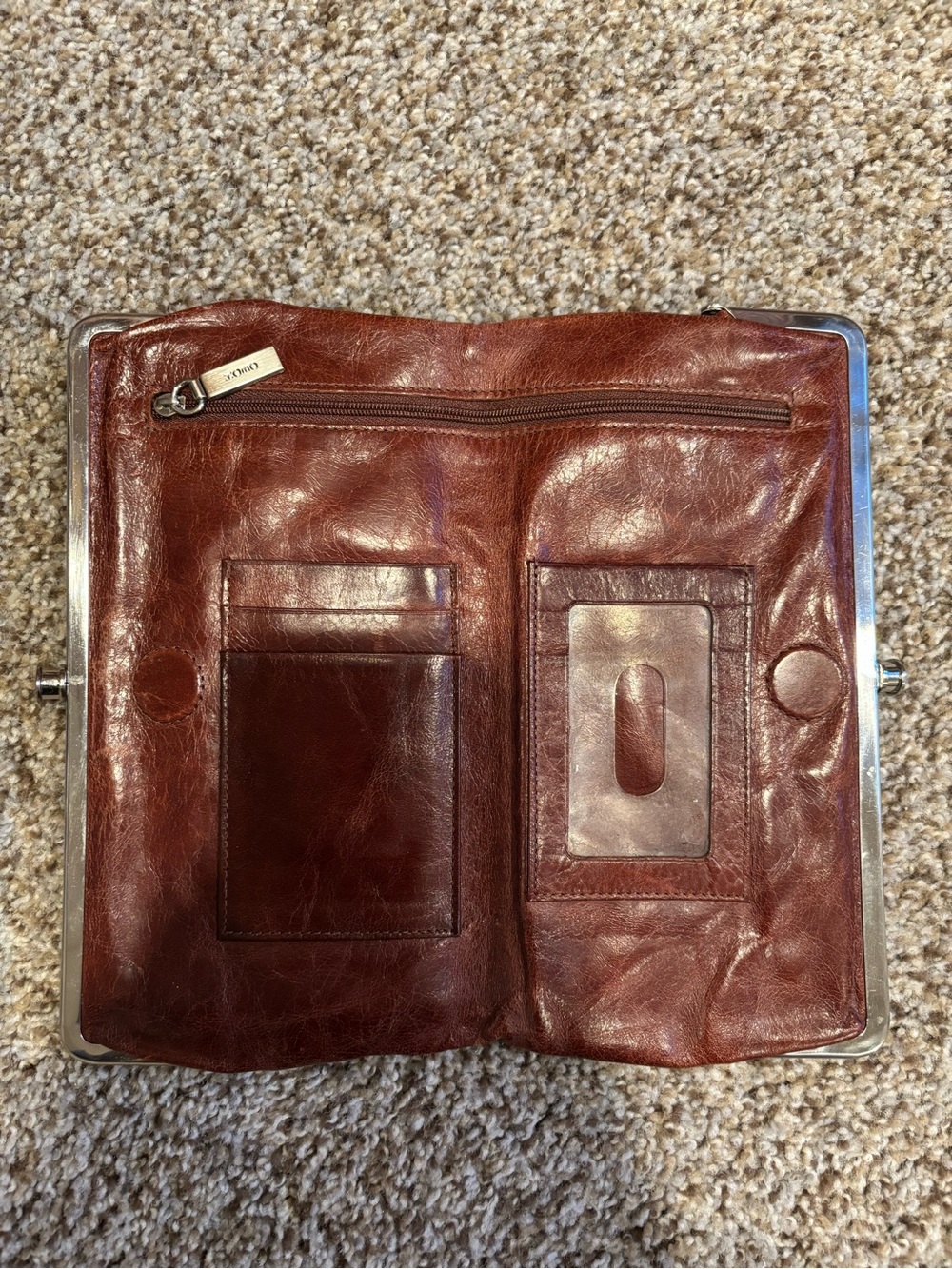 Hobo Brown Wallet - Picture 2 of 3